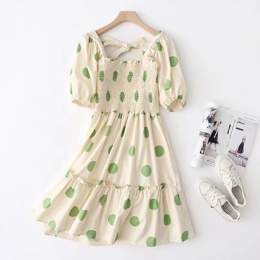 Vintage Dot Women Dress - GM Traders