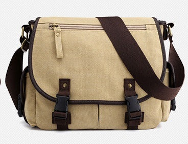 Men's Canvas Shoulder Bags Casual Men's Bags Messenger Bags Multifunctional Bags - GM Traders