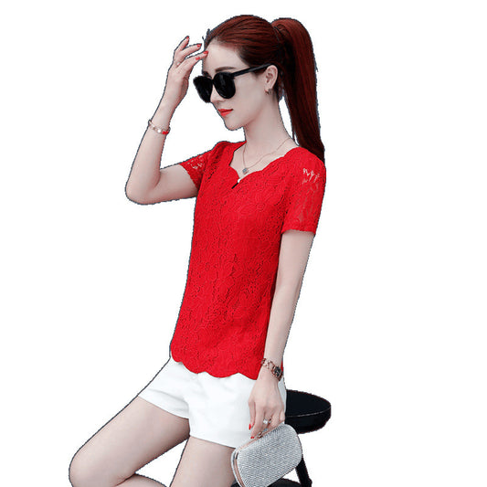 Summer New Belly-covering Western Style Top