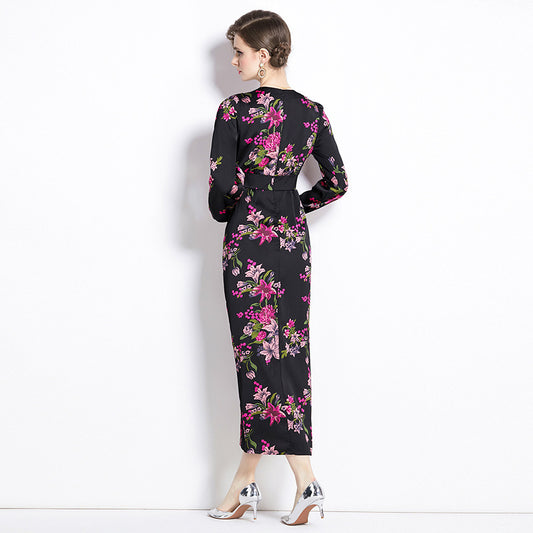 Romantic Print Dress Spring Women - GM Traders