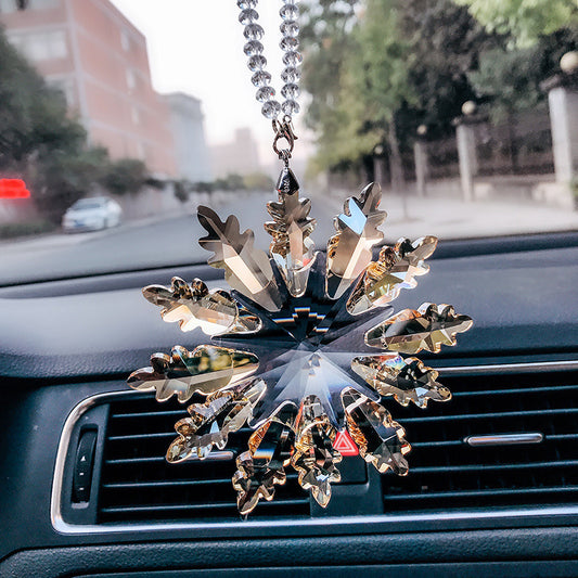 Snowflake Crystal Jewelry Car Ornaments Decoration Supplies - GM Traders