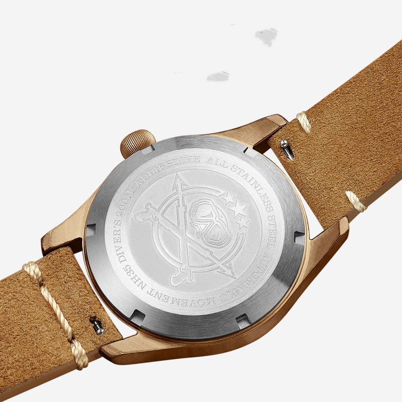 Automatic Mechanical Men's Watch Bronze