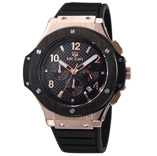 Watches Men Luxury Quartz Wrist Watch Male Sports Military Chronograph Watches - GM Traders