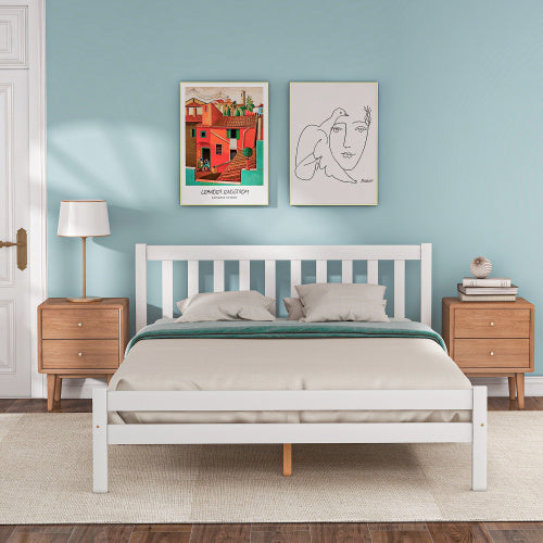 Solid Wooden Bed Frame β Double 4ft6 Bedroom Furniture (135Γ190 cm) ποΈβ¨ - GM Traders