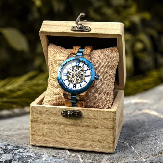 Wooden Automatic Mechanical Watches Men Luxury - GM Traders