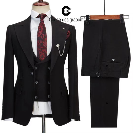 Menâs Wedding Suit â Slim Fit Tuxedo for Groom & Best Man - GM Traders