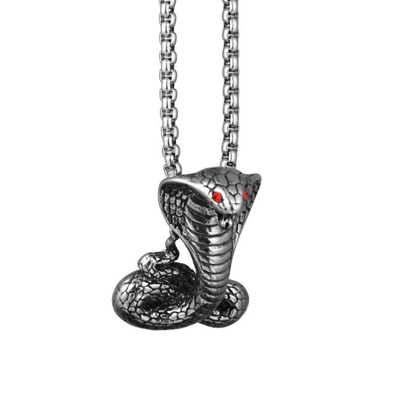 Red Eye Cobra Titanium Steel Item - GM Traders