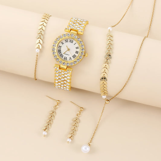 Diamond Women Watches Luxury Fashion Rhinestone Quartz Bracelet Wrist Watch For Women - GM Traders