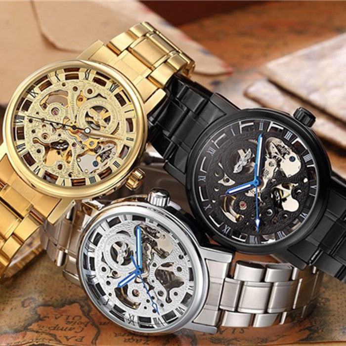 “Men’s Automatic Mechanical Watch – Winner Brand Timepiece” ⌚✨ - GM Traders