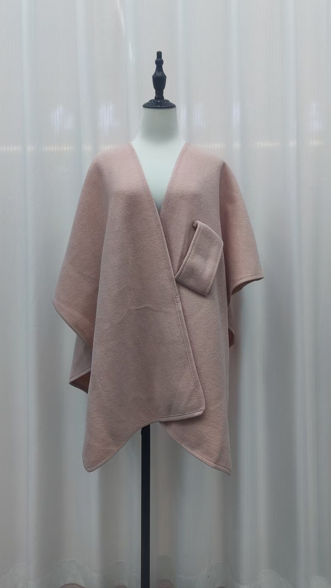 Knitted Cardigan Cape And Shawl