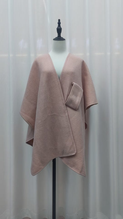 Knitted Cardigan Cape And Shawl