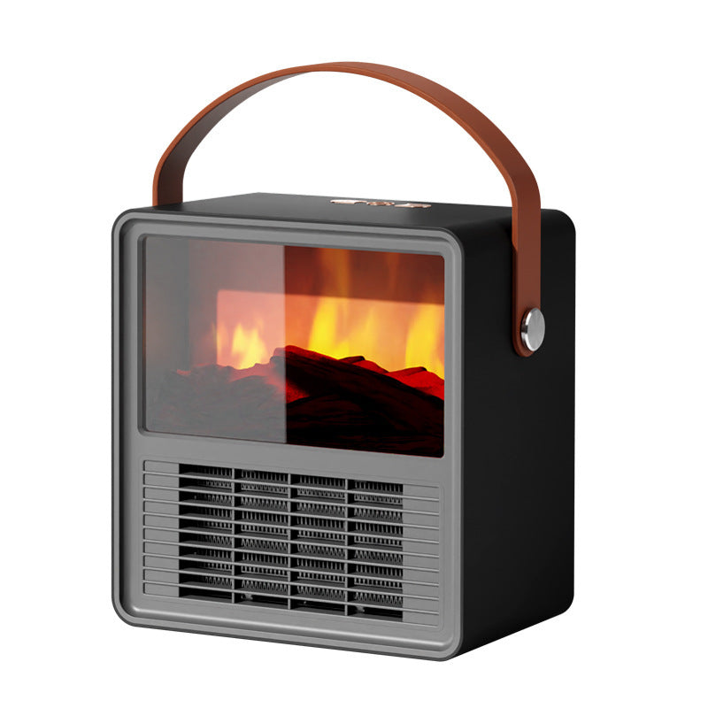 Household Small Wood Grain Electric Heater | Winter