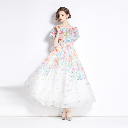 Split Chiffon Dress Women - GM Traders