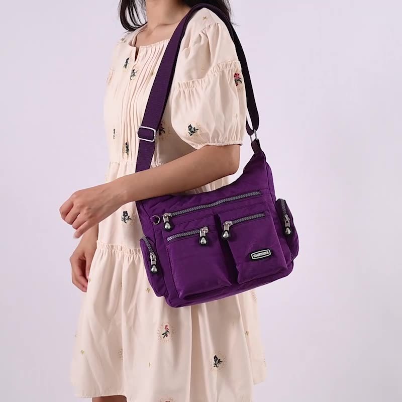 Women Shoulder Bags Multiple Pockets Waterproof Crossbody Bags - GM Traders