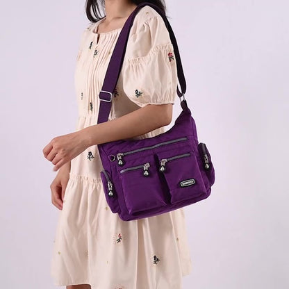 Women Shoulder Bags Multiple Pockets Waterproof Crossbody Bags - GM Traders