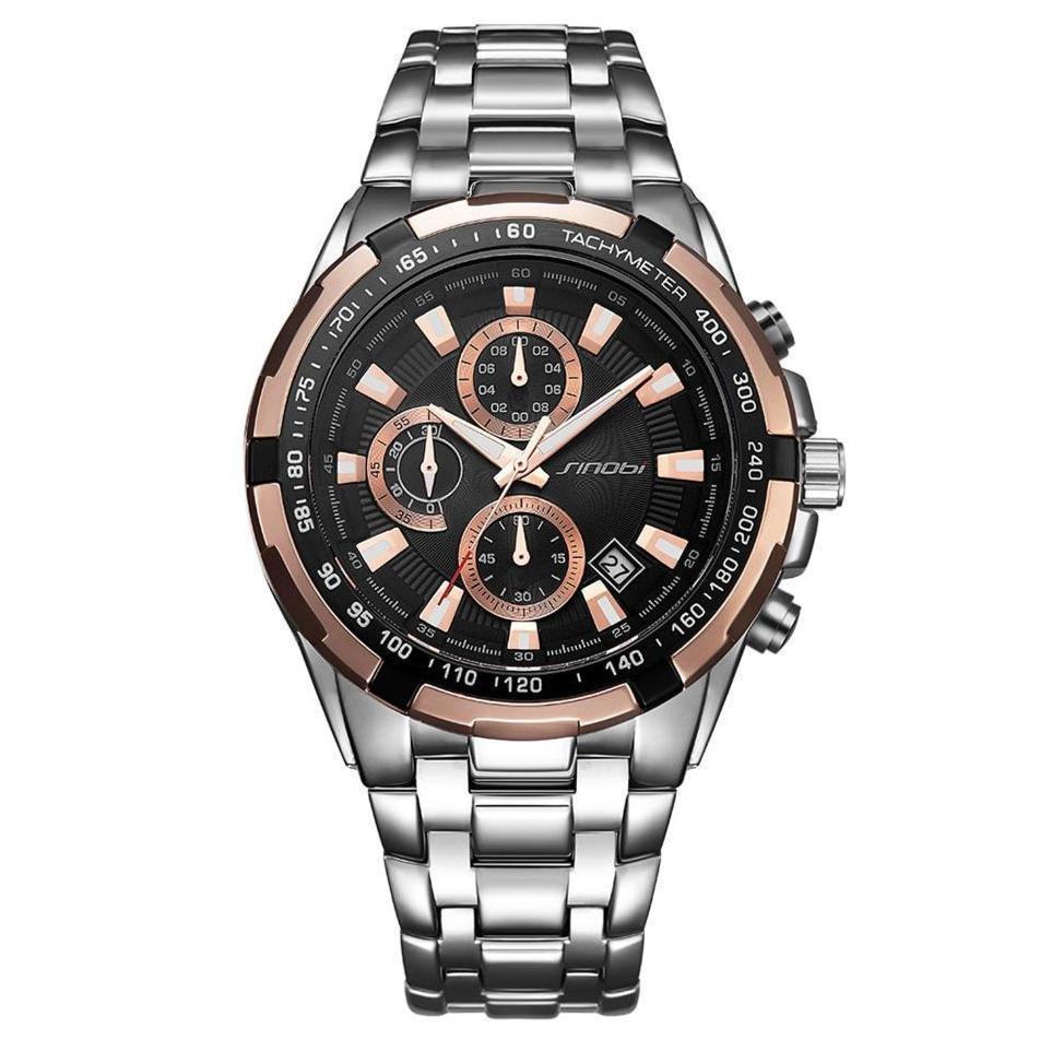 Watches Men's Business Casual Multi-Function Sports Watch Quartz Watch - GM Traders