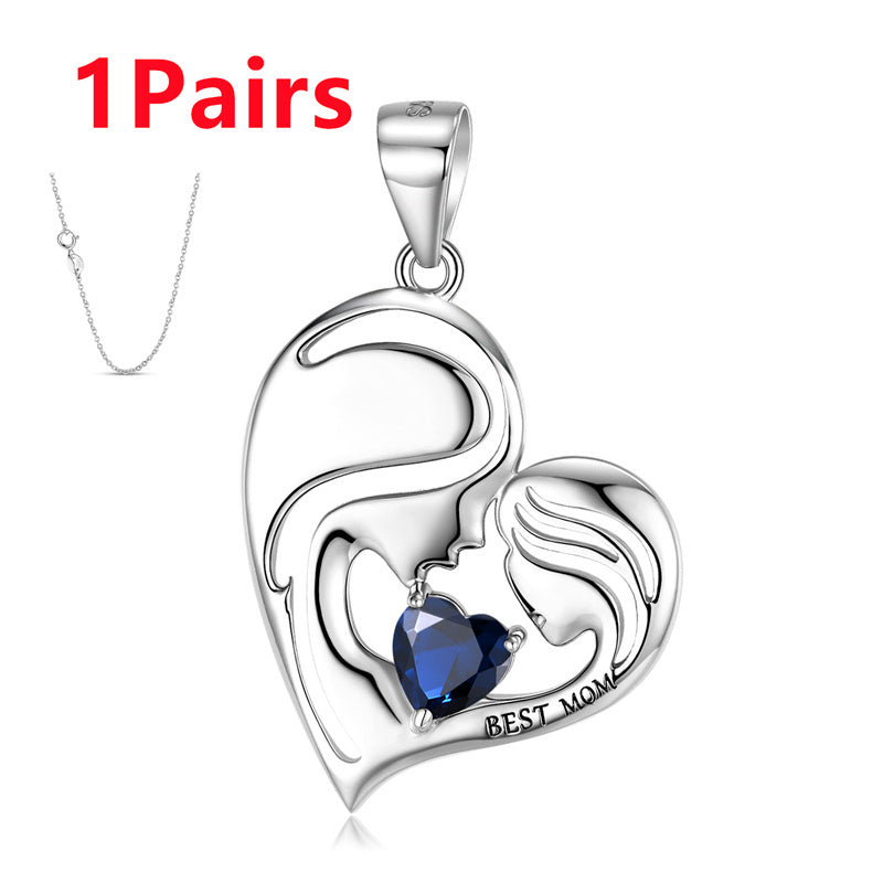 S925 Sterling Silver Best Mom Necklace Mother's Day Series Necklace - GM Traders