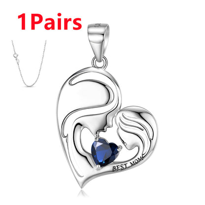 S925 Sterling Silver Best Mom Necklace Mother's Day Series Necklace - GM Traders