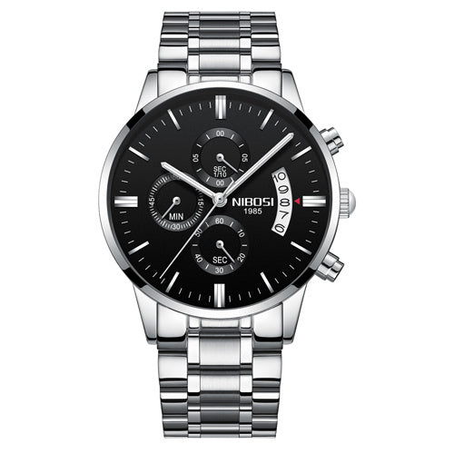 Men Watch Chronograph Sport Mens Watches Top Brand Luxury Waterproof Full Steel Quartz Gold Clock Men Relogio Masculino - GM Traders