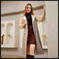 Pocket long lace up suit windbreaker jacket Khaki