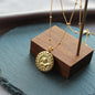 Clavicle chain sweater chain gold coin item coin necklace - GM Traders