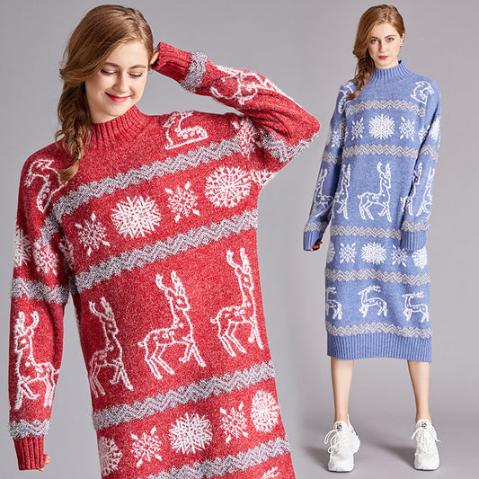 Long knit dress for women - GM Traders