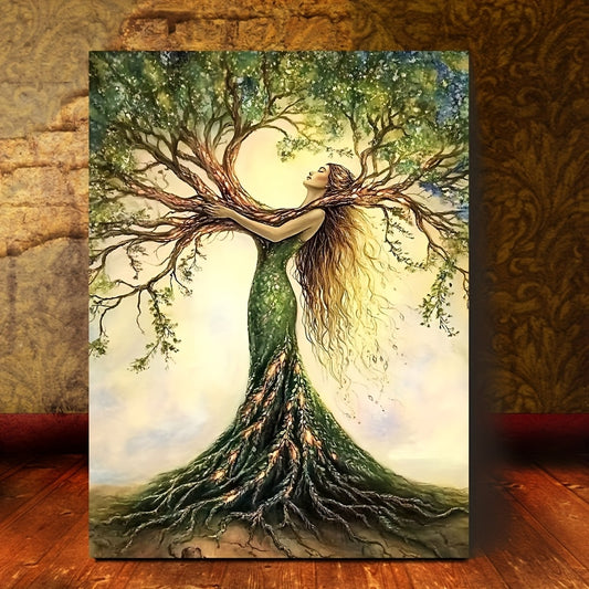 Tree of Life Canvas – Framed Nature Wall Art for Living Room & Office Decor
