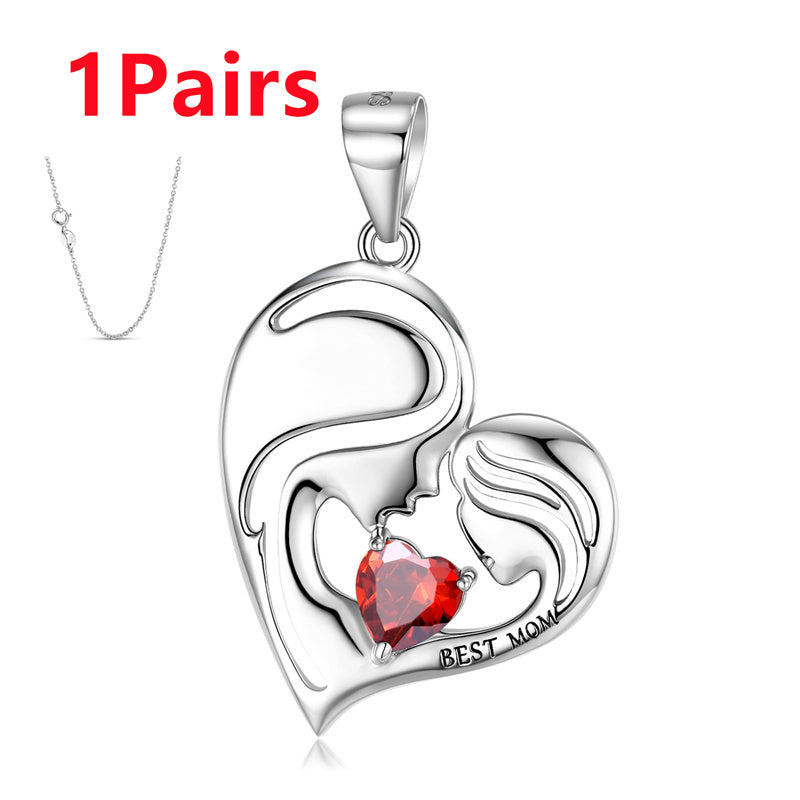 S925 Sterling Silver Best Mom Necklace Mother's Day Series Necklace - GM Traders
