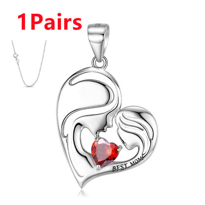 S925 Sterling Silver Best Mom Necklace Mother's Day Series Necklace - GM Traders