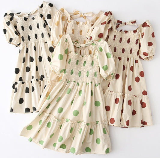 Vintage Dot Women Dress - GM Traders