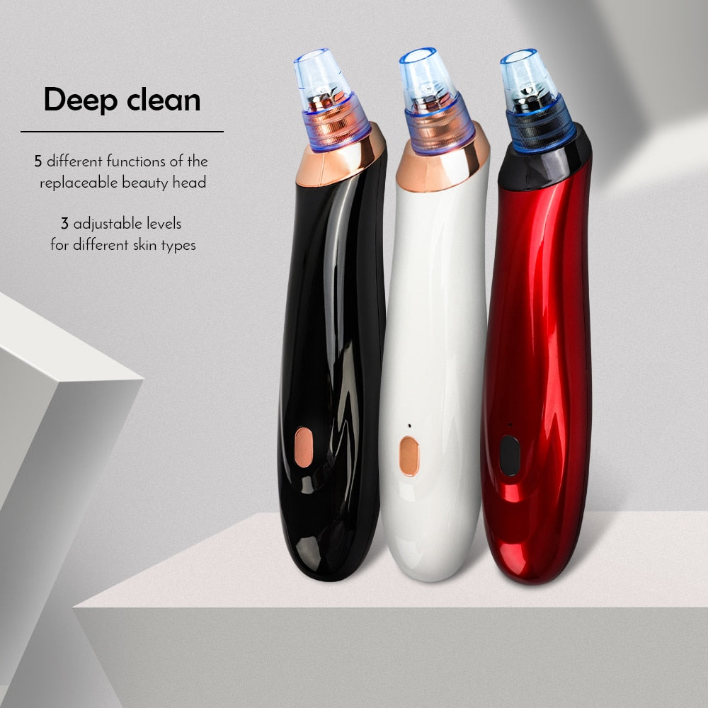 Electric Vacuum Pore Cleaner - Professional Blackhead and Acne Remover Machine | Skin Care Winter