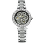 Forsining Mechanical Automatic Ladies Watches Top Brand Luxury Rhinestone Female Wrist Watches Rose Gold Stainless Steel Clock - GM Traders
