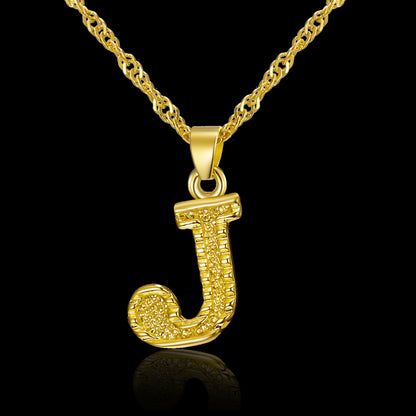 Creative 26 English Alphabet Pendant Necklace All-Match Item - GM Traders