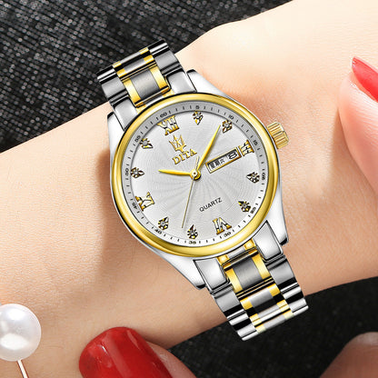 New Couple Models A Pair Of Watches Men's and Women's Watches Waterproof Watches - GM Traders