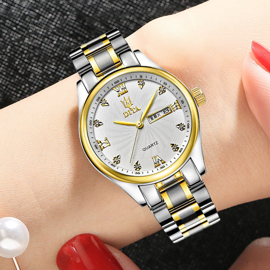 New Couple Models A Pair Of Watches Men's and Women's Watches Waterproof Watches - GM Traders