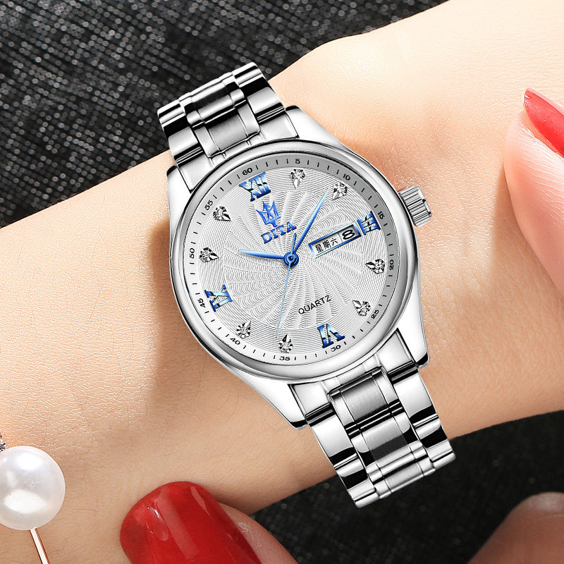 New Couple Models A Pair Of Watches Men's and Women's Watches Waterproof Watches - GM Traders