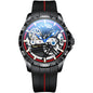 Ailang Watch Manufacturers Directly Supply Fully Automatic Mechanical Watches Vibrato Creative Hollow Men's Watch Generation Silicone Band Watch - GM Traders