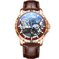Ailang Watch Manufacturers Directly Supply Fully Automatic Mechanical Watches Vibrato Creative Hollow Men's Watch Generation Silicone Band Watch - GM Traders