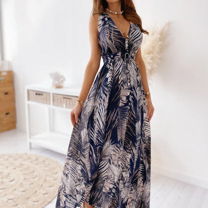 Printed Tie Dress Women - GM Traders
