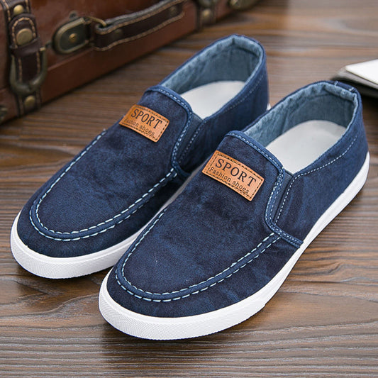 Spring Sports Casual Shoes Men's Shoes One Pedal Canvas Shoes - GM Traders