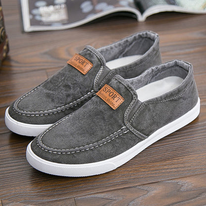 Spring Sports Casual Shoes Men's Shoes One Pedal Canvas Shoes - GM Traders