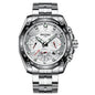 BOYZHE Certified Brand Watch Steel Belt Week Display Luminous Waterproof Fashion Sports Men Mechanical Watches - GM Traders