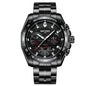 BOYZHE Certified Brand Watch Steel Belt Week Display Luminous Waterproof Fashion Sports Men Mechanical Watches - GM Traders