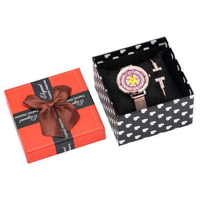 A Variety Of Ladies Quartz Watches Fashion Simple Bracelet Set - GM Traders