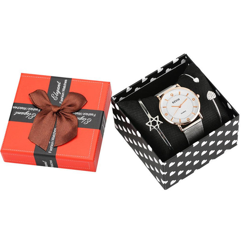 A Variety Of Ladies Quartz Watches Fashion Simple Bracelet Set - GM Traders