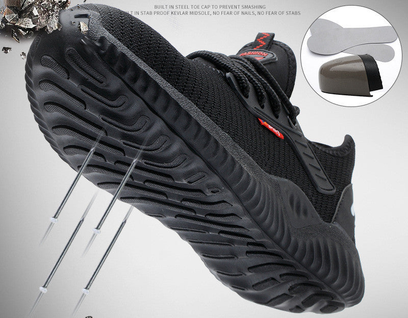 Breathable Safety Shoes Anti-smashing Work Safety Shoes - GM Traders