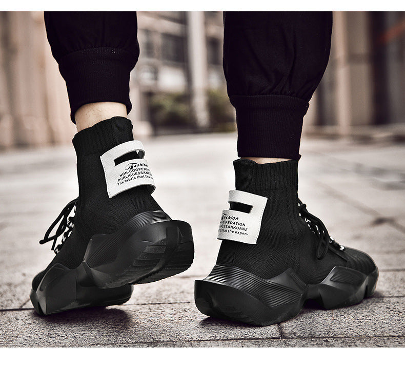 Socks Shoes Daddy Shoes Sports Shoes Men'S Large Size Trendy Shoes Casual Shoes - GM Traders