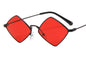Retro Diamond Metal Sunglasses – Irregular Stylish Eyewear 🕶️✨ - GM Traders