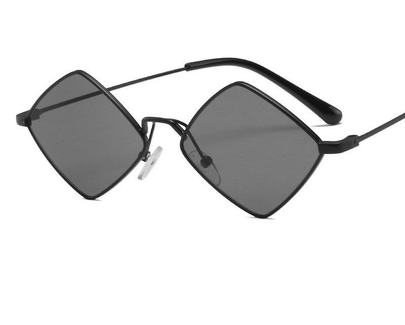 Retro Diamond Metal Sunglasses – Irregular Stylish Eyewear 🕶️✨ - GM Traders