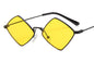 Retro Diamond Metal Sunglasses – Irregular Stylish Eyewear 🕶️✨ - GM Traders
